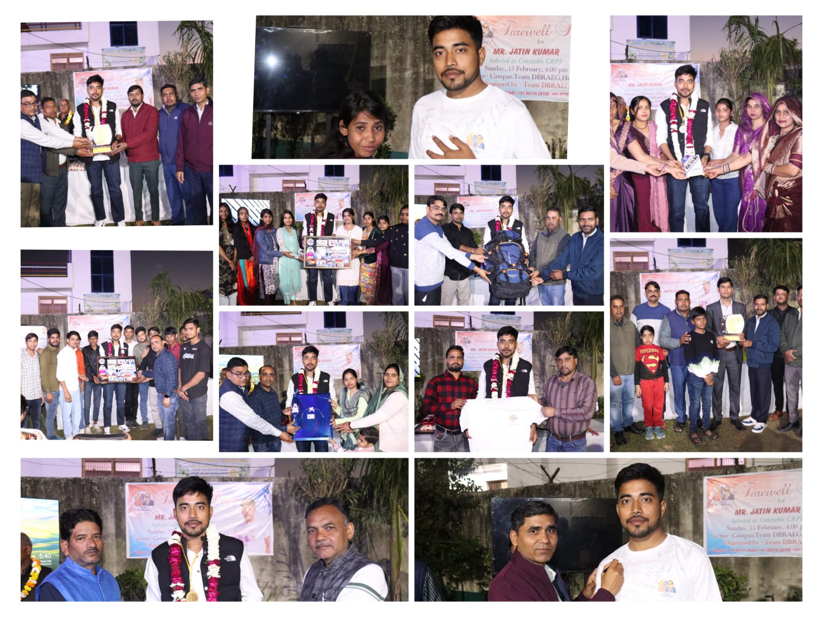 Jatin Farewell By Team DBRAEG